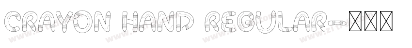Crayon Hand Regular字体转换